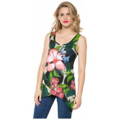 T-shirty damskie: Desigual Koszulka Bez Rękawów Damska Xs Wielokolorowy