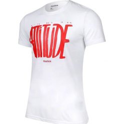 Koszulki sportowe męskie: Reebok Koszulka męska Attitude biała r. S (S01971)