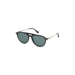 Okulary przeciwsłoneczne Tom Ford FT0587/S 01V / Carlo. Czarne okulary przeciwsłoneczne męskie Tom Ford. Za 749,00 zł.
