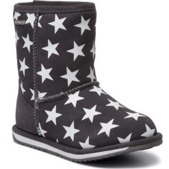 Buty EMU AUSTRALIA - Starry Night Brumby K12166 Charcoal. Szare śniegowce dziewczęce EMU Australia, bez zapięcia. W wyprzedaży za 229,00 zł.