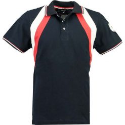 Koszulka polo "Kiwin" w kolorze granatowym. Niebieskie koszulki męskie Stone Goose, m, w paski, z bawełny, bez rękawów. W wyprzedaży za 98,95 zł.