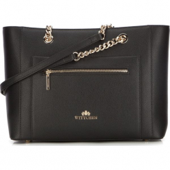 Torebka damska 87-4-706-1. Czarne shopper bag damskie Wittchen. Za 329,00 zł.