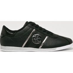 Guess Jeans - Buty. Czarne buty sportowe damskie marki Guess Jeans, z aplikacjami, z jeansu, sportowe. Za 439,90 zł.