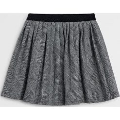 Mango Kids - Spódnica dziecięca Plisada 116-164 cm. Czarne spódniczki dziewczęce Mango Kids, bez wzorów, z elastanu, mini, rozkloszowane. Za 89,99 zł.