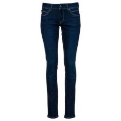 Pepe Jeans jeansy damskie New Brooke 26/32 ciemnoniebieskie. Niebieskie jeansy damskie Pepe Jeans, z jeansu. Za 409,00 zł.