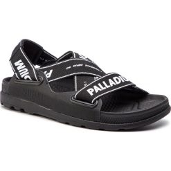 Sandały PALLADIUM - Solea Overstrap 96279-008-M Black. Czarne klapki damskie Palladium, bez wzorów, ze skóry, bez obcasa. W wyprzedaży za 189,00 zł.