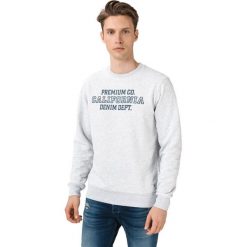 Jack & Jones Devon Blu. Bluza Szary. Szare bluzy męskie Jack & Jones, m, z haftami, z bawełny, bez kołnierzyka, bez rękawów, bez kaptura. Za 152,95 zł.