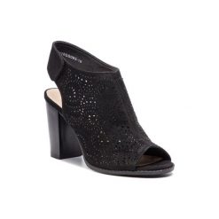 JENNY FAIRY W16SS093-19. Czarne sandały damskie z materiału. Za 129,99 zł.