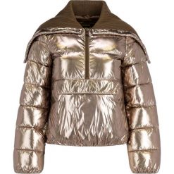 Kurtka puchowa Patrizia Pepe 8S0245/A5I2-F1YL. Żółte kurtki damskie Patrizia Pepe, s, bez wzorów, z puchu, bez kaptura. W wyprzedaży za 739,00 zł.