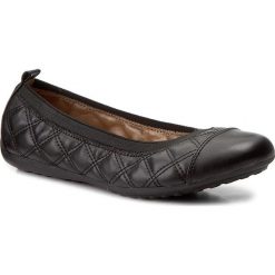 Baleriny GEOX - D Piuma Bal A D54D8A 000BC C9999 Black. Czarne baleriny damskie Geox, bez wzorów, ze skóry, bez obcasa. W wyprzedaży za 149,00 zł.