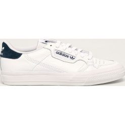 Adidas Originals - Buty skórzane Continental Vulc. Białe sneakersy męskie adidas Originals, z okrągłym noskiem, na sznurówki. Za 379,90 zł.