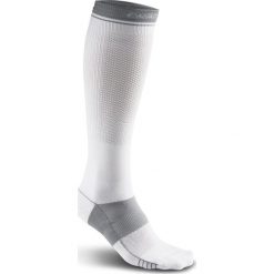 Podkolanówki CRAFT Body Control białe. Białe podkolanówki damskie Craft, bez wzorów, z materiału. Za 103,99 zł.
