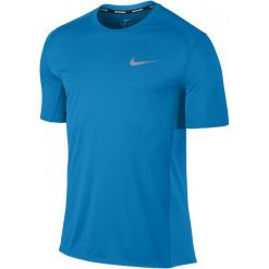 Nike Męska Koszulka Sportowa M Nk Miler Top Ss, Blue Xl. Niebieskie koszulki sportowe męskie marki Nike, xl, z tkaniny, na fitness i siłownię. Za 129,00 zł.