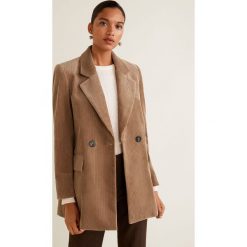 Mango - Żakiet Degas. Szare marynarki i żakiety damskie Mango, l, z bawełny, eleganckie. Za 299,90 zł.