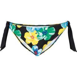 Bikini: Figi bikini bonprix czarny z nadrukiem