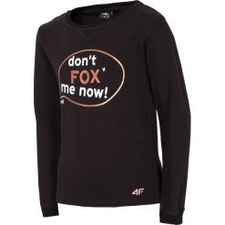 Bluzy dziewczęce rozpinane: Bluza dla małych dziewczynek JBLD106 - czarny