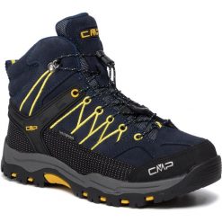 Trekkingi CMP - Kids Rigel Mid Trekking Shoes Wp 3Q12944 B.Blue/Zefferano 11ND. Niebieskie śniegowce chłopięce CMP, bez zapięcia. W wyprzedaży za 189,00 zł.