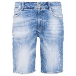 Szorty w kolorze jasnoniebieskim. Niebieskie spodenki i szorty męskie Denim Culture, m, w paski. W wyprzedaży za 159,95 zł.