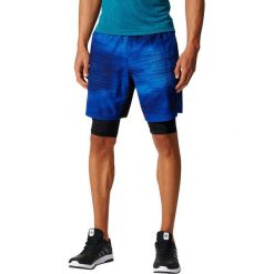 Spodenki i szorty męskie: Adidas Spodenki męskie SpeedBR SH 2IN1 niebieskie r. XL (BR9133)