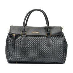 Torebki klasyczne damskie: Skórzana torebka w kolorze czarnym – (S)29 x (W)38 x (G)14 cm