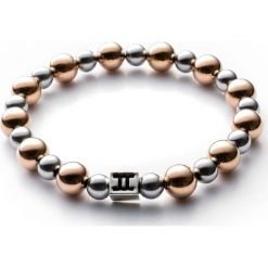 Bransoletki damskie: Bransoletka Gemini Musthave Rose Silver M5-G