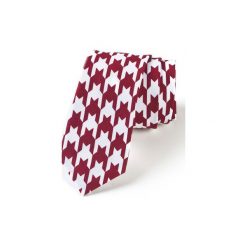 Krawat męski PEPITO BORDO. Czerwone krawaty męskie marki HisOutfit, z materiału. Za 129,00 zł.