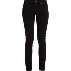 Nudie Jeans LONG JOHN Jeansy Slim Fit black black. Czarne jeansy damskie marki Nudie Jeans, bez wzorów, z elastanu. Za 419,00 zł.