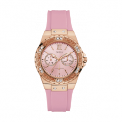 Guess W1053L3 - Zostań stałym klientem i kupuj jeszcze taniej. Różowe zegarki damskie marki Guess. Za 692,00 zł.