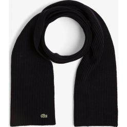 Lacoste - Szalik męski z wełny merino, niebieski. Niebieskie szaliki męskie Lacoste, z wełny. Za 199,95 zł.