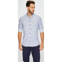 Blend - Koszula. Niebieskie koszule męskie Blend, s, bez wzorów, z bawełny, casualowe, button down, z długim rękawem. W wyprzedaży za 79,90 zł.