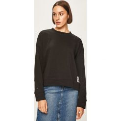 Dkny - Bluza. Czarne bluzy damskie DKNY, s, bez wzorów, z bawełny, bez rękawów, bez kaptura. W wyprzedaży za 229,90 zł.