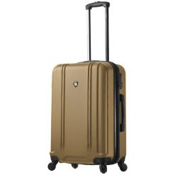 Mia Toro Walizka Podróżna m1210/3-M, Złota. Żółte walizki marki Mia Toro, bez wzorów, sportowe. Za 369,00 zł.