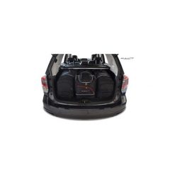 SUBARU FORESTER, 2013- TORBY DO BAGAŻNIKA 4 SZT KJUST - 7038011. Czarne torby podróżne KJUST, bez wzorów, z kauczuku, klasyczne. Za 1069,00 zł.