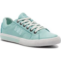 Tenisówki HELLY HANSEN - W Fjord LV-2 113-04.501 Blue Tint/Soothing Sea/Off White. Zielone półbuty damskie marki Helly Hansen, bez wzorów, ze skóry, bez zapięcia. Za 399,00 zł.