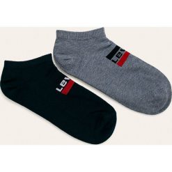 Levi's - Skarpety (2-pack). Niebieskie skarpetki męskie Levi's®, bez wzorów, z elastanu. Za 29,90 zł.