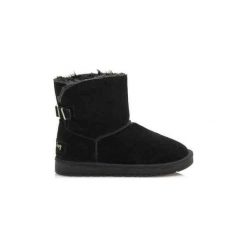Śniegowce MTNG BOTINES SUEDE BLACK. Czarne kozaki damskie mtng, bez zapięcia. Za 201,89 zł.