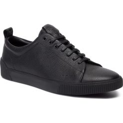 Sneakersy HUGO - Zero 50414642 10220030 01 Black 001. Czarne sneakersy męskie HUGO, na co dzień, bez wzorów, ze skóry ekologicznej, bez zapięcia. Za 649,00 zł.
