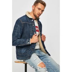 Levi's Made & Crafted - Kurtka jeansowa. Niebieskie płaszcze męskie Levi's® Made & Crafted, s, bez wzorów, z bawełny, krótkie, bez kaptura. W wyprzedaży za 799,90 zł.