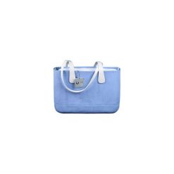 TORBA LARGE ROUGH BLUE. Niebieskie torebki klasyczne damskie Doubleu bag, bez wzorów, ze skóry, bez dodatków. Za 279,20 zł.