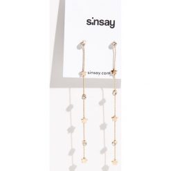 Kolczyki z łańcuszkami - Beżowy. Brązowe kolczyki damskie Sinsay. Za 12,99 zł.