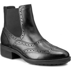 Buty zimowe damskie: Sztyblety GEOX – D Ettiene B D746BB 00043 C9999 Black