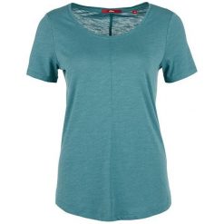 S.Oliver Ladies T-Shirt 04.899.32.4007.6721 Lato Teal (Rozmiar 34). Zielone t-shirty damskie marki S.Oliver, s. W wyprzedaży za 53,00 zł.