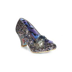 Czółenka Irregular Choice CARIAD. Czarne czółenka damskie Irregular Choice, bez wzorów, bez obcasa. W wyprzedaży za 434,25 zł.