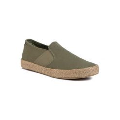 Lanetti MF19070-1 Khaki. Brązowe trampki męskie Lanetti, bez wzorów, z materiału, bez zapięcia. Za 79,99 zł.