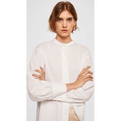 Mango - Koszula Coco3. Szare koszule damskie Mango, l, z bawełny, ze stójką, z długim rękawem. Za 139,90 zł.