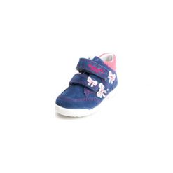Superfit Girls Półbuty Avrile Mini water kombi (wąskie) - niebieski - Gr.Moda (6 - 24 miesięcy ). Niebieskie buciki niemowlęce marki Superfit, ze skóry. Za 209,00 zł.