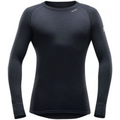Koszulki sportowe męskie: Devold Koszulka Męska Expedition Man Shirt Black S