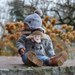 Szalik Owca. Szare szaliki i rękawiczki niemowlęce Pakamera, bez wzorów. Za 78,00 zł.
