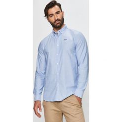 Pepe Jeans - Koszula bawełniana Schar Ro. Niebieskie koszule męskie Pepe Jeans, s, bez wzorów, z bawełny, casualowe, button down, z długim rękawem. Za 299,90 zł.