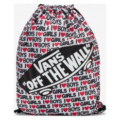 Vans I Heart Gymsack Czarny Czerwony Biały. Czerwone plecaki damskie Vans, bez wzorów, z poliesteru. Za 49,95 zł.